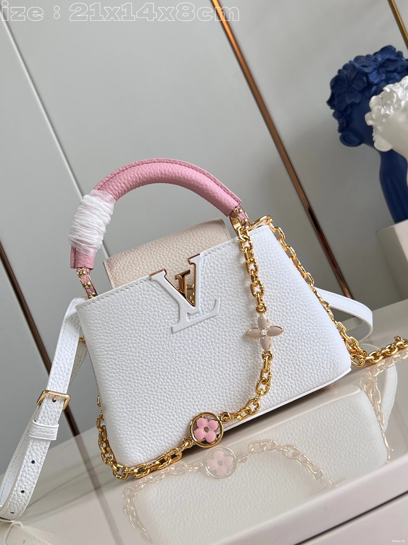 LOUIS VUITTON MINI-21*14*8CM CAPUCINES 0726